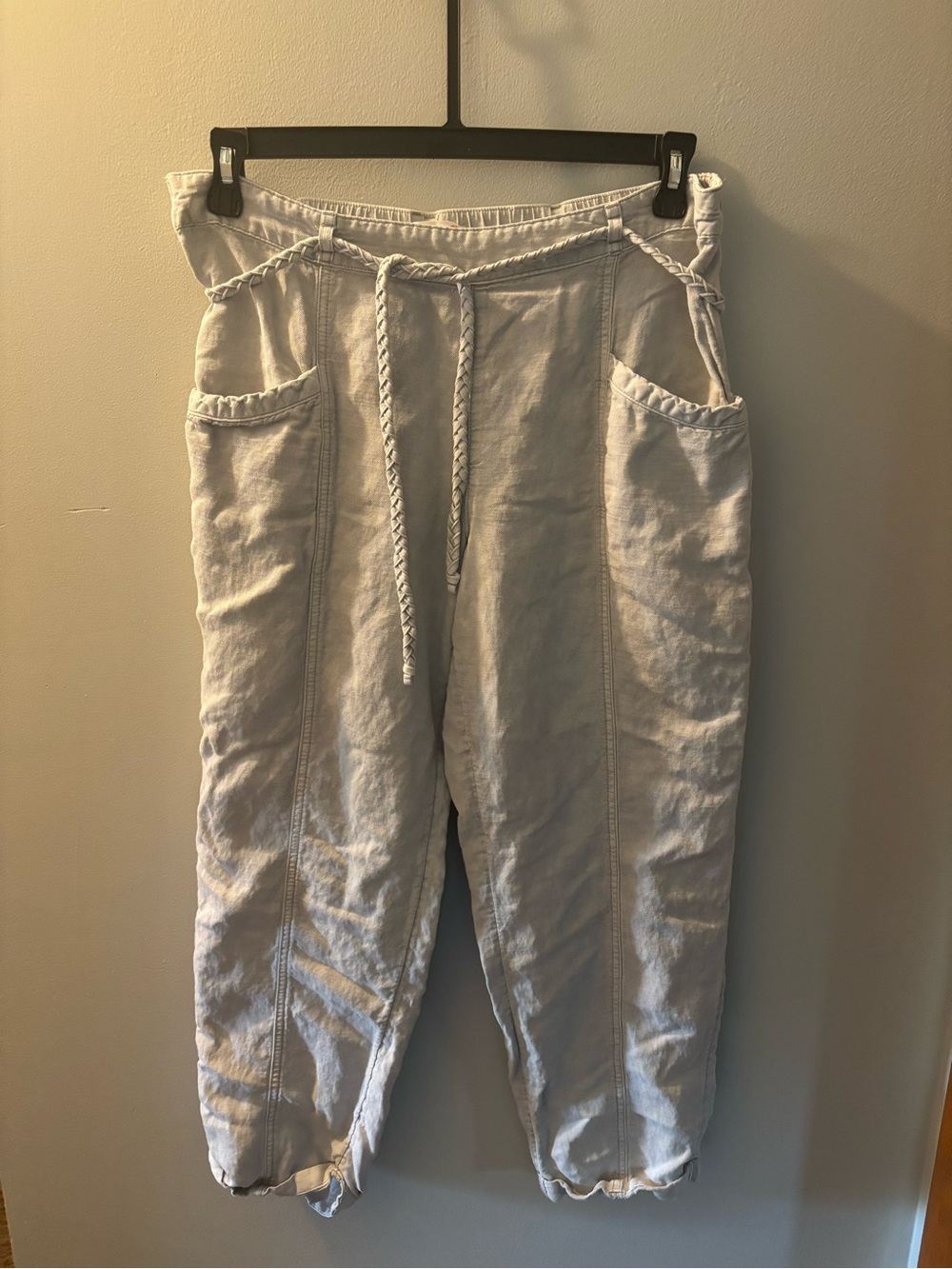 C&C California Linen Blend Drawstring Pants – Size X